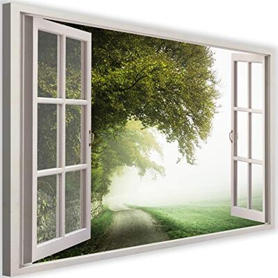 Feeby Viles Leinwand Bilder Fensterblick Natur- 120x80 cm- Deko Wohnzimmer Wandbilder Schlafzimmer Deko Aesthetic Wand Deko Leinwand Groß Deko Zimmer Leinwandbilder XXL Feeby Viles Leinwand Bilder Fensterblick Natur- 120x80 cm- Deko Wohnzimmer Wandbilder Schlafzimmer Deko Aesthetic Wand Deko Leinwand Groß Deko Zimmer Leinwandbilder XXL