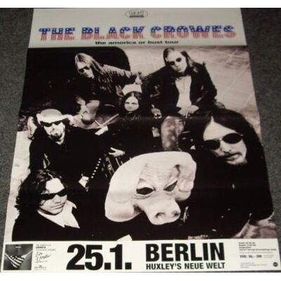 Unbekannt The Black Crowes – Amorica Gold Bust Tour – 50 x 70 cm zeigt/Poster Unbekannt The Black Crowes – Amorica Gold Bust Tour – 50 x 70 cm zeigt/Poster