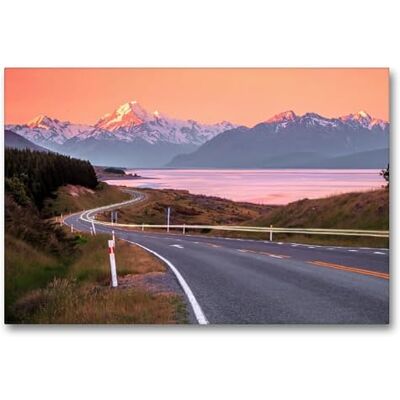 CALVENDO Premium Textil-Leinwand 90 x 60 cm Quer-Format Mount Cook Wandbild, HD-Bild auf Keilrahmen, Fertigbild auf hochwertigem Vlies, Leinwanddruck von frasy Photography CALVENDO Premium Textil-Leinwand 90 x 60 cm Quer-Format Mount Cook Wandbild, HD-Bild auf Keilrahmen, Fertigbild auf hochwertigem Vlies, Leinwanddruck von frasy Photography
