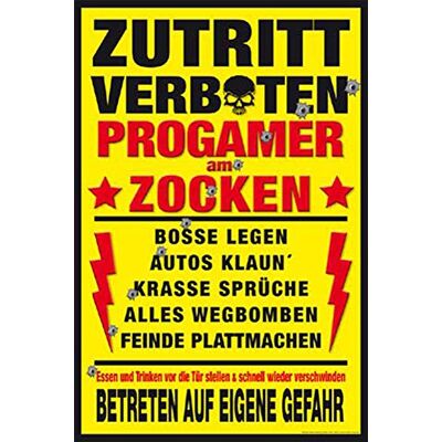 empireposter Gaming Poster Progamer am Zocken + Ü-Poster empireposter Gaming Poster Progamer am Zocken + Ü-Poster