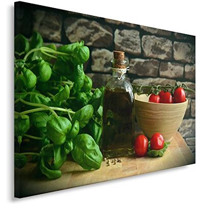 Feeby Frames. Wandbild 1 Teilig 30x40 cm, Leinwand Bild Leinwandbilder Bilder Wandbilder Kunstdruck, OLIVENÖL, TOMATEN, SPEISEN, ROT, GRÜN Feeby Frames. Wandbild 1 Teilig 30x40 cm, Leinwand Bild Leinwandbilder Bilder Wandbilder Kunstdruck, OLIVENÖL, TOMATEN, SPEISEN, ROT, GRÜN