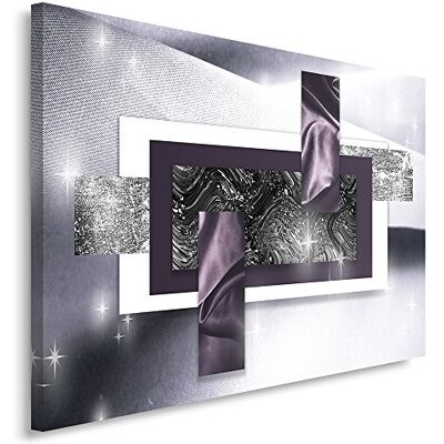 Feeby . Wandbild 1 Teilig 50x70 cm, Leinwand Bild Leinwandbilder Bilder Wandbilder Kunstdruck, GEOMETRIE, ABSTRAKTION, VIOLETT Feeby . Wandbild 1 Teilig 50x70 cm, Leinwand Bild Leinwandbilder Bilder Wandbilder Kunstdruck, GEOMETRIE, ABSTRAKTION, VIOLETT
