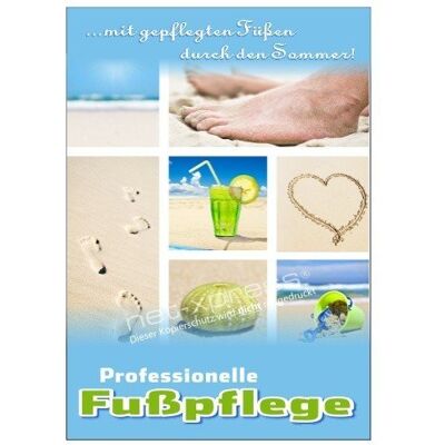 net-xpress Fußpflegeposter für Werbung in Fußpflegepraxis A1, Werbeplakat Plakat net-xpress Fußpflegeposter für Werbung in Fußpflegepraxis A1, Werbeplakat Plakat