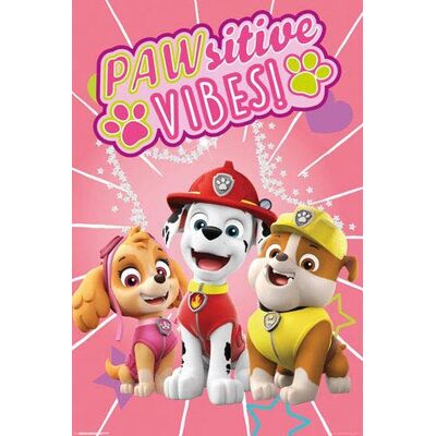 empireposter Paw Patrol Poster Pawsitive Vibes + Ü-Poster empireposter Paw Patrol Poster Pawsitive Vibes + Ü-Poster