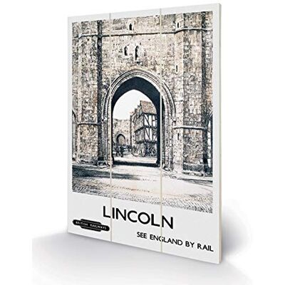 National Railway Museum MW12547P Kunstdruck auf Holz, 20 x 29 cm, Lincoln (Exchequer Gate by J C Moody), MDF, mehrfarbig, 20 x 29,5 x 1,2 cm National Railway Museum MW12547P Kunstdruck auf Holz, 20 x 29 cm, Lincoln (Exchequer Gate by J C Moody), MDF, mehrfarbig, 20 x 29,5 x 1,2 cm