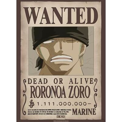 GB eye Poster One Piece Wanted (WANTED Zoro) GB eye Poster One Piece Wanted (WANTED Zoro)