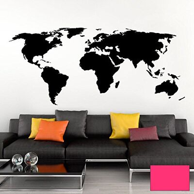 Grandora Wandtattoo Weltkarte Erde Globus Karte I pink 120 x 53 cm I Welt Atlas Schlafzimmer Wohnzimmer Wandsticker Wandaufkleber W698 Grandora Wandtattoo Weltkarte Erde Globus Karte I pink 120 x 53 cm I Welt Atlas Schlafzimmer Wohnzimmer Wandsticker Wandaufkleber W698
