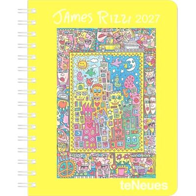 teNeues James Rizzi Diary 2027: Buchkalender 17x22 cm Wochenplaner mit Pop-Art-Motiven, Schutzcover, internationalen Feiertagen & preforierten Notizzetteln für Rizzi-Fans & Kunstliebhaber teNeues James Rizzi Diary 2027: Buchkalender 17x22 cm Wochenplaner mit Pop-Art-Motiven, Schutzcover, internationalen Feiertagen & preforierten Notizzetteln für Rizzi-Fans & Kunstliebhaber