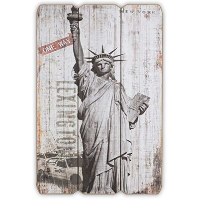 levandeo Holzbild Holzschild New York Freiheitsstatue USA Schild 60x40cm Wandbild Dekoschild Vintage Bild Holz Holzlatten Holztafel Wanddeko Wandobjekt Wandschild levandeo Holzbild Holzschild New York Freiheitsstatue USA Schild 60x40cm Wandbild Dekoschild Vintage Bild Holz Holzlatten Holztafel Wanddeko Wandobjekt Wandschild