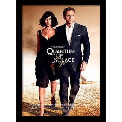 iPosters James Bond Gerahmter Kunstdruck, mit Motiv, englischem Text Quantum of Solance, A3 iPosters James Bond Gerahmter Kunstdruck, mit Motiv, englischem Text Quantum of Solance, A3