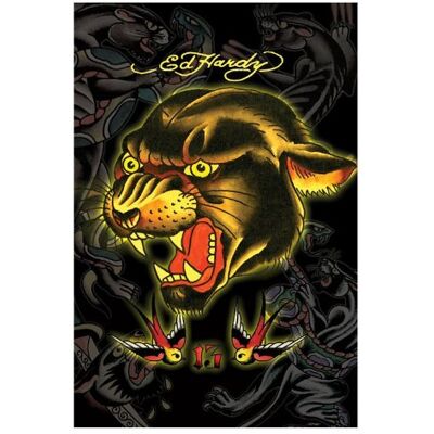 Unbekannt Ed Hardy – Panther 13 – 61 x 91.5 cm zeigt/Poster Unbekannt Ed Hardy – Panther 13 – 61 x 91.5 cm zeigt/Poster
