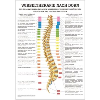 Sport-Tec Dorntherapie Mini-Poster Anatomie 34x24 cm medizinische Lehrmittel Sport-Tec Dorntherapie Mini-Poster Anatomie 34x24 cm medizinische Lehrmittel
