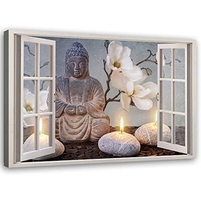 Feeby Viles Leinwand Bilder Fensterblick Natur- 60x40 cm- Deko Wohnzimmer Wandbilder Schlafzimmer Deko Aesthetic Wand Deko Leinwand Groß Deko Zimmer Leinwandbilder XXL Feeby Viles Leinwand Bilder Fensterblick Natur- 60x40 cm- Deko Wohnzimmer Wandbilder Schlafzimmer Deko Aesthetic Wand Deko Leinwand Groß Deko Zimmer Leinwandbilder XXL