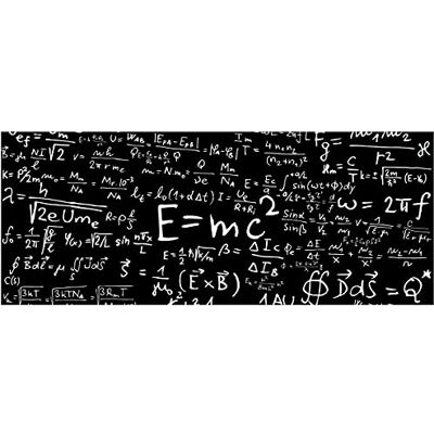 Wallario Poster Mathematische Formeln Relativitätstheorie in Premiumqualität, Größe: 50 x 125 cm Wallario Poster Mathematische Formeln Relativitätstheorie in Premiumqualität, Größe: 50 x 125 cm