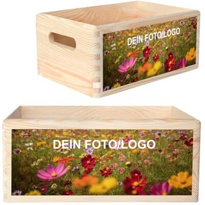 Creative Personalisiert Geschenke Fotogeschenke Holzkiste ohne Deckel Dein Eigenes Foto und Bild Individuelles Geschenk Geschenkkiste Geschenkbox Für Frauen, Männer, Paar 30 x 20 x 13 cm Creative Personalisiert Geschenke Fotogeschenke Holzkiste ohne Deckel Dein Eigenes Foto und Bild Individuelles Geschenk Geschenkkiste Geschenkbox Für Frauen, Männer, Paar 30 x 20 x 13 cm