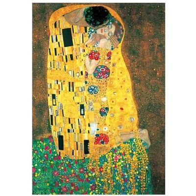 1art1 Gustav Klimt Poster Der Kuss, 1908 Kunstdruck Bild 70x50 cm 1art1 Gustav Klimt Poster Der Kuss, 1908 Kunstdruck Bild 70x50 cm