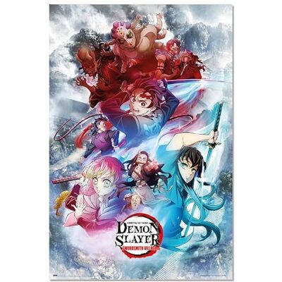 Grupo Erik Poster Demon Slayer Swordsmith Village 1 Kunstdruck Deko Wohnzimmer oder Deko Schlafzimmer Deko Zimmer Größe 61 x 91 Offizielle Lizenz Grupo Erik Poster Demon Slayer Swordsmith Village 1 Kunstdruck Deko Wohnzimmer oder Deko Schlafzimmer Deko Zimmer Größe 61 x 91 Offizielle Lizenz