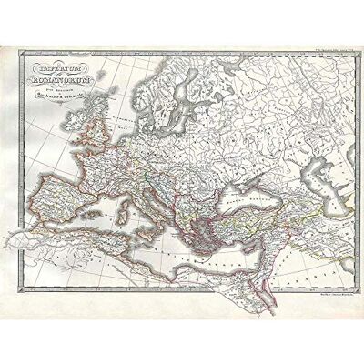 Römisches Imperium Geteilt Ost-West Antike Poster Römisches Imperium Geteilt Ost-West Antike Poster