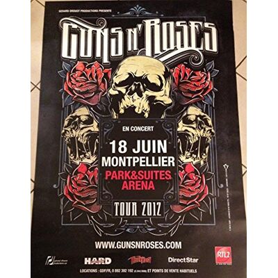 Unbekannt Guns N 'Roses – Tour 2012 – 80 x 120 cm zeigt/Poster Unbekannt Guns N 'Roses – Tour 2012 – 80 x 120 cm zeigt/Poster