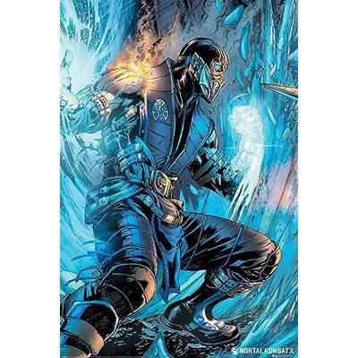 Pyramid Mortal Kombat: Sub Zero Maxi Poster Merchandising Ufficiale Pyramid Mortal Kombat: Sub Zero Maxi Poster Merchandising Ufficiale