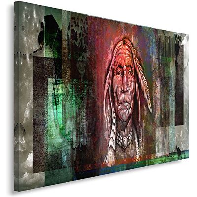 Feeby . Wandbild 1 Teilig 40x60 cm, Leinwand Bild Leinwandbilder Bilder Wandbilder Kunstdruck, INDIANER, KULTUR, ABSTRAKTION, GRÜN, VIOLETT Feeby . Wandbild 1 Teilig 40x60 cm, Leinwand Bild Leinwandbilder Bilder Wandbilder Kunstdruck, INDIANER, KULTUR, ABSTRAKTION, GRÜN, VIOLETT