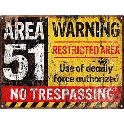 Forry Warning Area 51 Metall Poster Retro Blechschilder Vintage Schild Zum Cafe Bar Garage Wohnzimmer Schlafzimmer Haus Restaurant Hotel Forry Warning Area 51 Metall Poster Retro Blechschilder Vintage Schild Zum Cafe Bar Garage Wohnzimmer Schlafzimmer Haus Restaurant Hotel