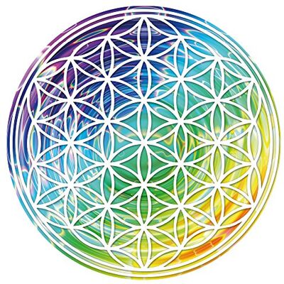 Kiwistar Wandtattoo Wohnzimmer Blume des Lebens Baum Kinderzimmer Wanddeko für Badezimmer, Flur, Schlafzimmer kreative Wandgestaltung Moderne Wanddekoration Kiwistar Wandtattoo Wohnzimmer Blume des Lebens Baum Kinderzimmer Wanddeko für Badezimmer, Flur, Schlafzimmer kreative Wandgestaltung Moderne Wanddekoration