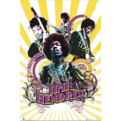 Unbekannt Jimi Hendrix – 61 x 91.5 cm zeigt/Poster Unbekannt Jimi Hendrix – 61 x 91.5 cm zeigt/Poster