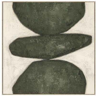 DRW Abstraktes Bild, schwarz-weiß, 100 x 100 x 3,8 cm DRW Abstraktes Bild, schwarz-weiß, 100 x 100 x 3,8 cm