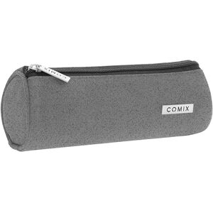 COMIX Federmäppchen für die Schule für Kinder und Jugendliche, leichte und kompakte Tombolino ideal zur Aufbewahrung von Schreibwaren, mit praktischem Reißverschluss, 22 x 80 cm, grau melange, Grau, COMIX Federmäppchen für die Schule für Kinder und Jugendliche, leichte und kompakte Tombolino ideal zur Aufbewahrung von Schreibwaren, mit praktischem Reißverschluss, 22 x 80 cm, grau melange, Grau,
