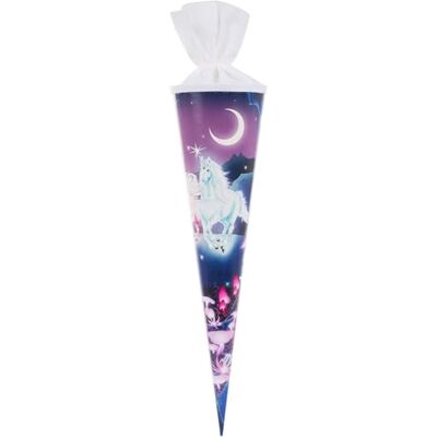 goldbuch 97 579 Schultüte Unicorn, ca. 70 cm, Zuckertüte mit Einhorn-Motiv Geschenktüte mit weißem Filzverschluss (ohne Filzverschluss), Einschulungstüte aus Lackkarton, Ø 19 cm, Geschenkverpackung goldbuch 97 579 Schultüte Unicorn, ca. 70 cm, Zuckertüte mit Einhorn-Motiv Geschenktüte mit weißem Filzverschluss (ohne Filzverschluss), Einschulungstüte aus Lackkarton, Ø 19 cm, Geschenkverpackung