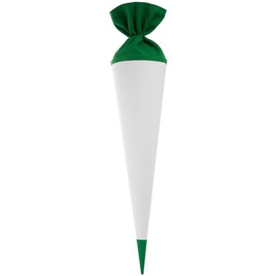 goldbuch 97 842 Bastelschultüte, 70 cm, Rohling zum Selbstgestalten in Weiß Zuckertüte aus Karton, Geschenktüte mit Filzspitze und Filzverschluss (ohne Verschlussband) in Grün, Schultüte Ø 19 cm goldbuch 97 842 Bastelschultüte, 70 cm, Rohling zum Selbstgestalten in Weiß Zuckertüte aus Karton, Geschenktüte mit Filzspitze und Filzverschluss (ohne Verschlussband) in Grün, Schultüte Ø 19 cm