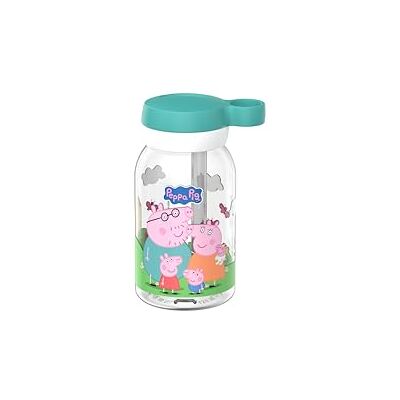 Mepal Trinkflasche mit Trinkhalm Campus Drehverschluss mit Grifföffnung Hygienischer Verschluss Trinkflasche mit strohhalm Auslaufsicher und Spülmaschinengeeignet 450 ml Peppa Pig Mepal Trinkflasche mit Trinkhalm Campus Drehverschluss mit Grifföffnung Hygienischer Verschluss Trinkflasche mit strohhalm Auslaufsicher und Spülmaschinengeeignet 450 ml Peppa Pig