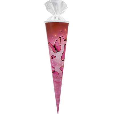 goldbuch Schultüte Schmetterlingstraum 70 cm rund Schmetterlinge in pink rosa goldbuch Schultüte Schmetterlingstraum 70 cm rund Schmetterlinge in pink rosa