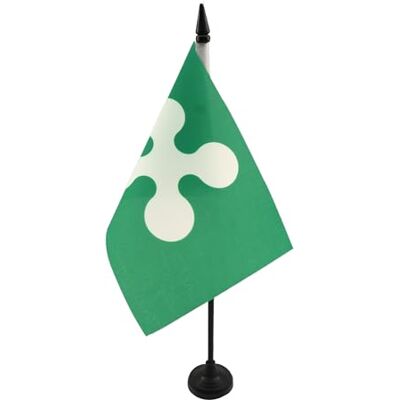 AZ FLAG Tischflagge Lombardei 21x14 cm Polyester 100D Kunststoffsockel Für innen Lombardia in Italien Tischflagge genähte Ausführung mit verstärkten Kanten mit Kunststoffstab 100D Polyester AZ FLAG Tischflagge Lombardei 21x14 cm Polyester 100D Kunststoffsockel Für innen Lombardia in Italien Tischflagge genähte Ausführung mit verstärkten Kanten mit Kunststoffstab 100D Polyester