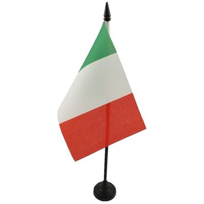 AZ FLAG Tischflagge Italien 15x10 cm Polyester 100D Kunststoffsockel Für innen Italienische Tischflagge Italia genähte Ausführung mit verstärkten Kanten mit Kunststoffstab 100D Polyester AZ FLAG Tischflagge Italien 15x10 cm Polyester 100D Kunststoffsockel Für innen Italienische Tischflagge Italia genähte Ausführung mit verstärkten Kanten mit Kunststoffstab 100D Polyester