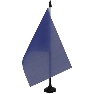 AZ FLAG Tischflagge Einfarbig Marineblau 21x14 cm Kunststoffsockel Für innen Tischflagge genähte Ausführung mit verstärkten Kanten mit Kunststoffstab 100D Polyester AZ FLAG Tischflagge Einfarbig Marineblau 21x14 cm Kunststoffsockel Für innen Tischflagge genähte Ausführung mit verstärkten Kanten mit Kunststoffstab 100D Polyester