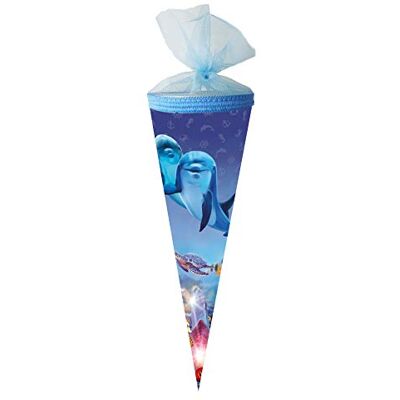 Nestler Schultüte Delfinwelten Zuckertüte Einschulung Schulanfang Schule: Größe: 50 cm rund Nestler Schultüte Delfinwelten Zuckertüte Einschulung Schulanfang Schule: Größe: 50 cm rund