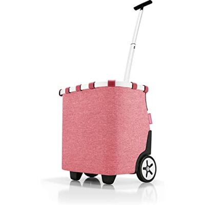 reisenthel carrycruiser Twist Berry – Tragbarer Einkaufstrolley mit stabilem Aluminiumrahmen, Schultergurt und herausnehmbarer Netz-Innentasche – Aus wasserabweisendem Material reisenthel carrycruiser Twist Berry – Tragbarer Einkaufstrolley mit stabilem Aluminiumrahmen, Schultergurt und herausnehmbarer Netz-Innentasche – Aus wasserabweisendem Material
