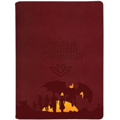 Ultra Pro Outlaws of Thunder Junction 9-Pocket Premium Zippered PRO-Binder Ft. Set Symbol and Gang Silhouette for Magic: The Gathering Ultra Pro Outlaws of Thunder Junction 9-Pocket Premium Zippered PRO-Binder Ft. Set Symbol and Gang Silhouette for Magic: The Gathering