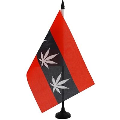 AZ FLAG Tischflagge Amsterdam Rasta 21x14 cm Kunststoffsockel Für innen Holländische Tischflagge genähte Ausführung mit verstärkten Kanten mit Kunststoffstab 100D Polyester AZ FLAG Tischflagge Amsterdam Rasta 21x14 cm Kunststoffsockel Für innen Holländische Tischflagge genähte Ausführung mit verstärkten Kanten mit Kunststoffstab 100D Polyester