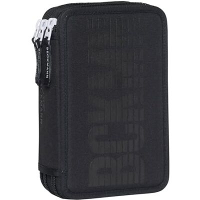 Beckmann Federmäppchen 3-Fold Pencil Case Black schwarz Beckmann Federmäppchen 3-Fold Pencil Case Black schwarz