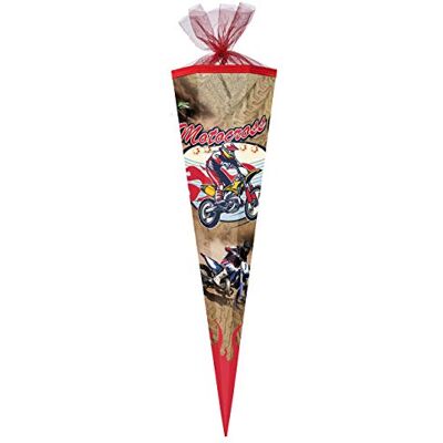 Nestler Schultüte Motocross Zuckertüte Einschulung Schulanfang Schule: Größe: 85 cm 12eckig Sound Nestler Schultüte Motocross Zuckertüte Einschulung Schulanfang Schule: Größe: 85 cm 12eckig Sound