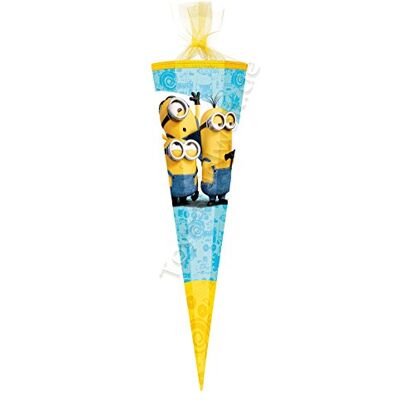 Nestler Schultüte / Zuckertüte / 85cm / eckig / "Minions Nestler Schultüte / Zuckertüte / 85cm / eckig / "Minions
