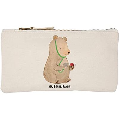 Panda Pouch Bär Arzt Größe S Klein Geschenk, Kulturtasche, Professor, Professorin, Kulturbeutel, Federtasche, Doktor, Ärztin, Teddy, Etui, Mäppchen Panda Pouch Bär Arzt Größe S Klein Geschenk, Kulturtasche, Professor, Professorin, Kulturbeutel, Federtasche, Doktor, Ärztin, Teddy, Etui, Mäppchen