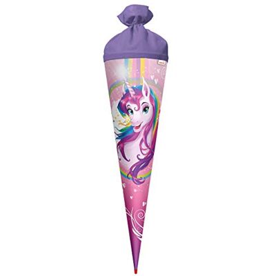 Roth Schultüte Einhorn-Portrait 70 cm groß rund Filzverschluss Roth Schultüte Einhorn-Portrait 70 cm groß rund Filzverschluss