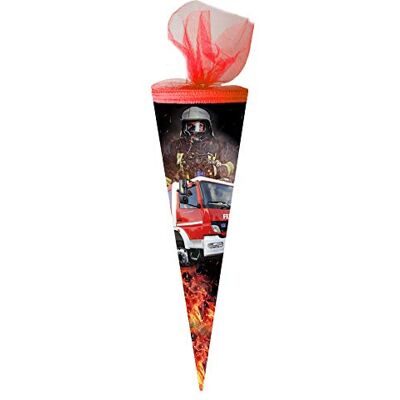 Nestler Schultüte Feuerwehr Einsatz Zuckertüte Geschenk Schulanfang Tüte Schuleinführung (50cm) Nestler Schultüte Feuerwehr Einsatz Zuckertüte Geschenk Schulanfang Tüte Schuleinführung (50cm)