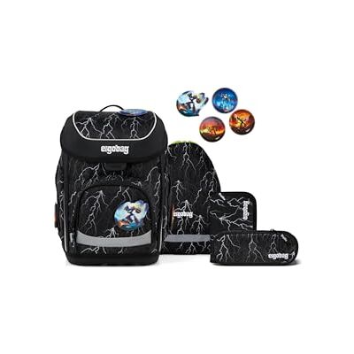 ergobag Schulranzen-Set cubo Set Super ReflektBär Schwarz Ergonomischer Schulranzen klassisch 5-teilig für die 1. Klasse der Grundschule ergobag Schulranzen-Set cubo Set Super ReflektBär Schwarz Ergonomischer Schulranzen klassisch 5-teilig für die 1. Klasse der Grundschule