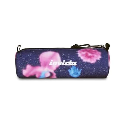 Invicta Federmäppchen für Schule Nose Fantasy Shine, Violett, Glitzereffekt, Zubehör Rucksack, Mittelschule und Oberschule, für Mädchen Invicta Federmäppchen für Schule Nose Fantasy Shine, Violett, Glitzereffekt, Zubehör Rucksack, Mittelschule und Oberschule, für Mädchen
