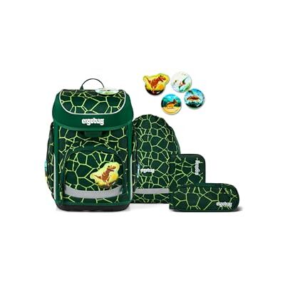 ergobag Schulranzen-Set cubo Set BärRex Grün Ergonomischer Schulranzen klassisch 5-teilig für die 1. Klasse der Grundschule ergobag Schulranzen-Set cubo Set BärRex Grün Ergonomischer Schulranzen klassisch 5-teilig für die 1. Klasse der Grundschule